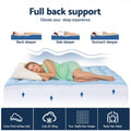 Giselle 5cm Double-Sided Mattress Topper - Cooling & Coral Fleece, Single - SuperSaverAU - view 5