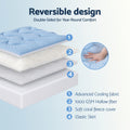 Giselle 5cm Double-Sided Mattress Topper - Cooling & Coral Fleece, Single - SuperSaverAU - view 6