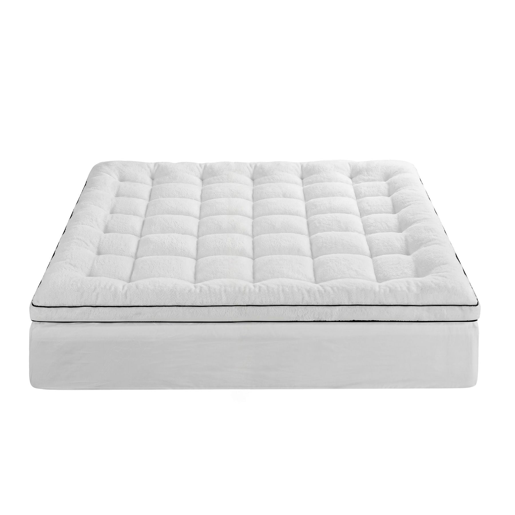 Giselle Bedding Coral Fleece Mattress Topper 5cm - King