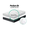 Giselle Bedding King Mattress Topper Pillowtop with Anti-Allergy Microfibre Filling - SuperSaverAU - view 6