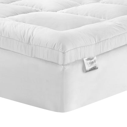 Giselle Bedding King Mattress Topper Pillowtop with Anti-Allergy Microfibre Filling