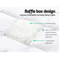 Giselle Bedding Mattress Topper Pillowtop Protector Pad King Single - SuperSaverAU - view 4