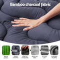 Giselle 5cm Bamboo Charcoal Mattress Topper - Double Size - SuperSaverAU - view 6