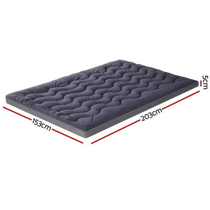 Giselle 5cm Bamboo Charcoal Mattress Topper - Queen Size