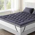 Giselle 5cm Bamboo Charcoal Mattress Topper - Queen Size - SuperSaverAU - view 1