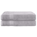 Luxury 2 Pack Extra Large Bath Sheets Set 100% Cotton Grey 550gsm - SuperSaverAU - view 1