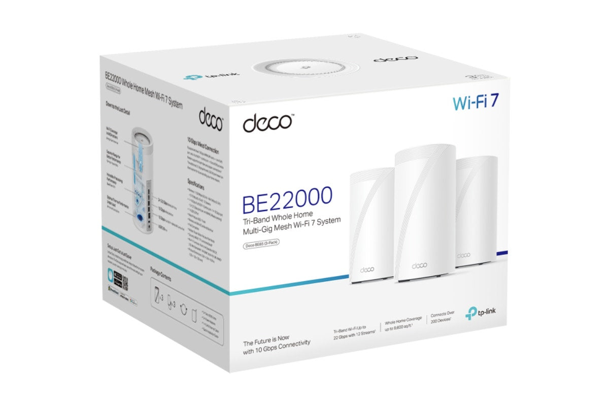 TP-Link Deco BE22000 Tri-Band Whole Home Mesh WiFi 7 System - 3 Pack - SuperSaverAU - view 12