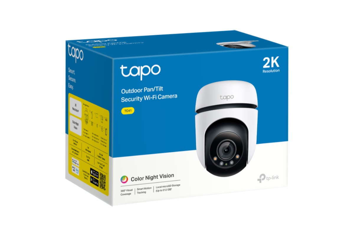 TP-Link Outdoor Pan/Tilt Security Wi-Fi Camera (TC41)