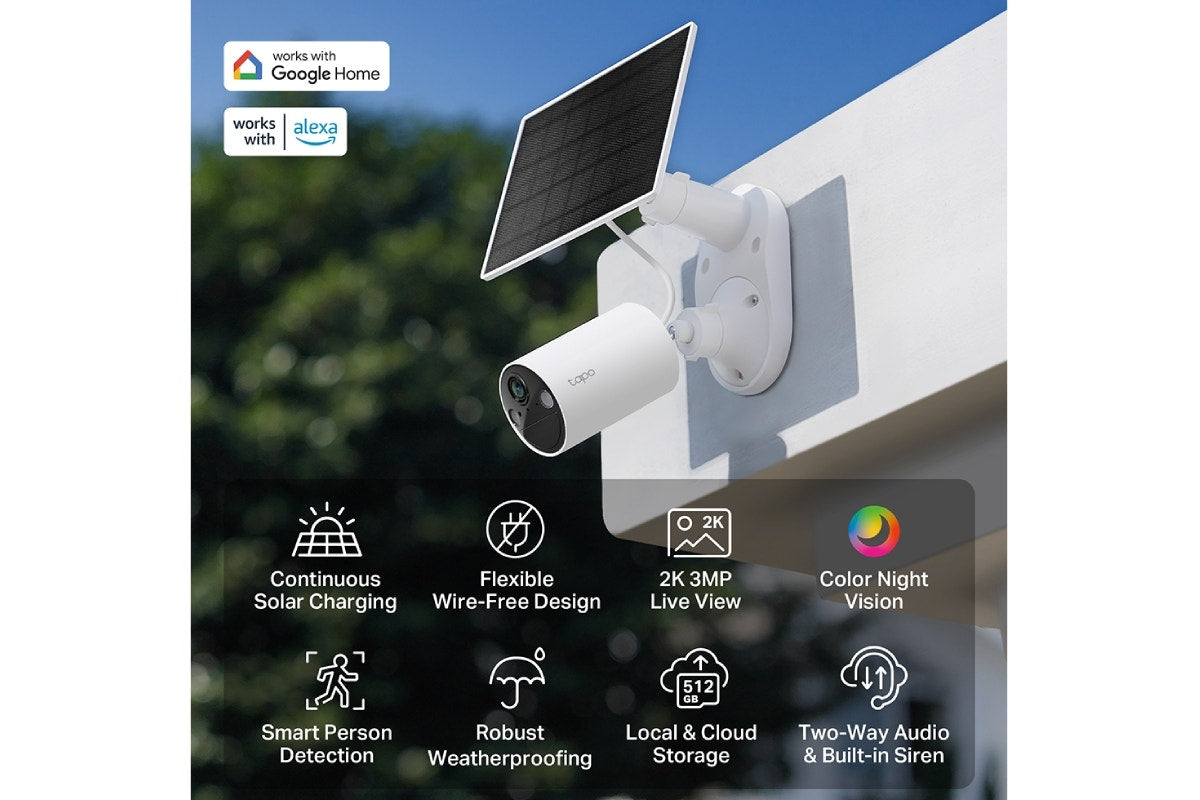 TP-Link Solar-Powered Security Camera Kit (TC82)