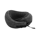 Wanderlite Ergonomic Memory Foam Travel Pillow – Dark Grey with Washable Cover