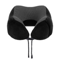 Wanderlite Memory Foam Travel Pillow – Black with Washable Cover