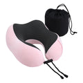 Wanderlite Memory Foam Travel Pillow – Pink with Washable Cover