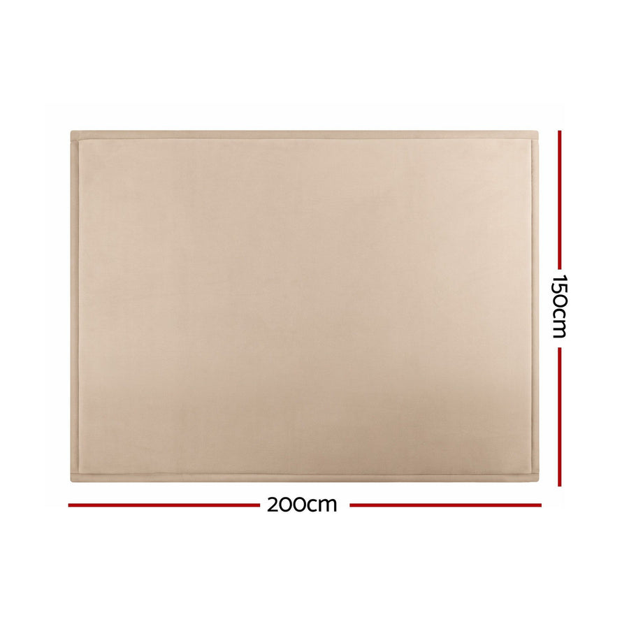 Artiss Tatami Mat Floor Mattress – Beige 150 x 200cm, 3cm Foam Anti-Slip Backing