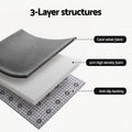 Artiss Tatami Mat Floor Mattress – Grey 150 x 200cm, 3cm Foam Anti-Slip Backing