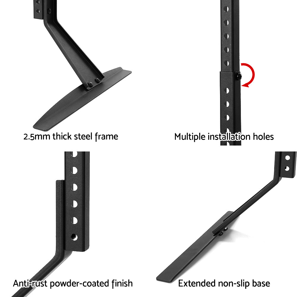 Artiss TV Stand Mount Bracket for 32-70" TVs with Height Adjustment and Powder-Coated Steel
