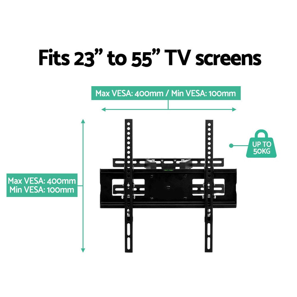 Artiss Full Motion TV Wall Mount Bracket for 23"-55" Screens with Dual Strong Arms - SuperSaverAU - view 4