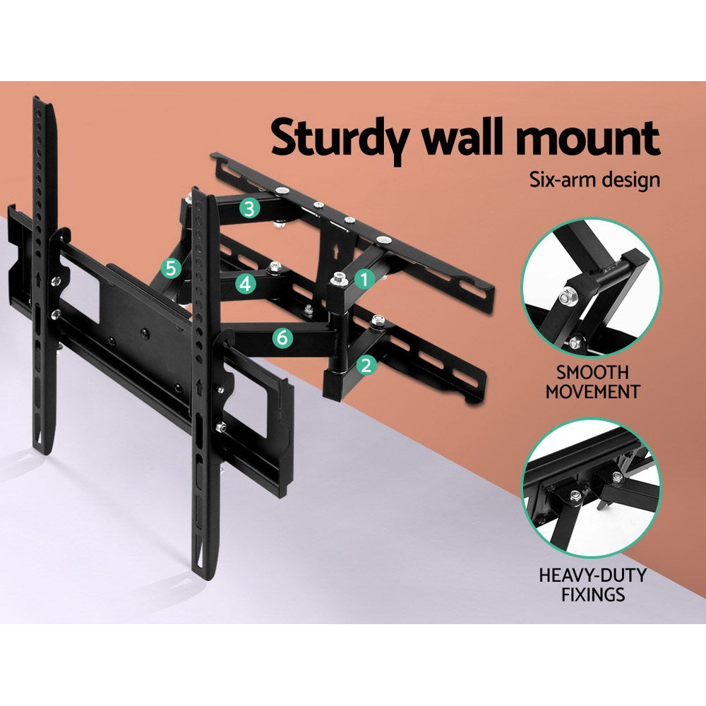Artiss Full Motion TV Wall Mount Bracket for 23"-55" Screens with Dual Strong Arms - SuperSaverAU - view 5