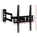 Artiss TV Wall Mount Bracket for 23"-55" LED LCD TVs Full Motion Strong Arms - SuperSaverAU - view 2