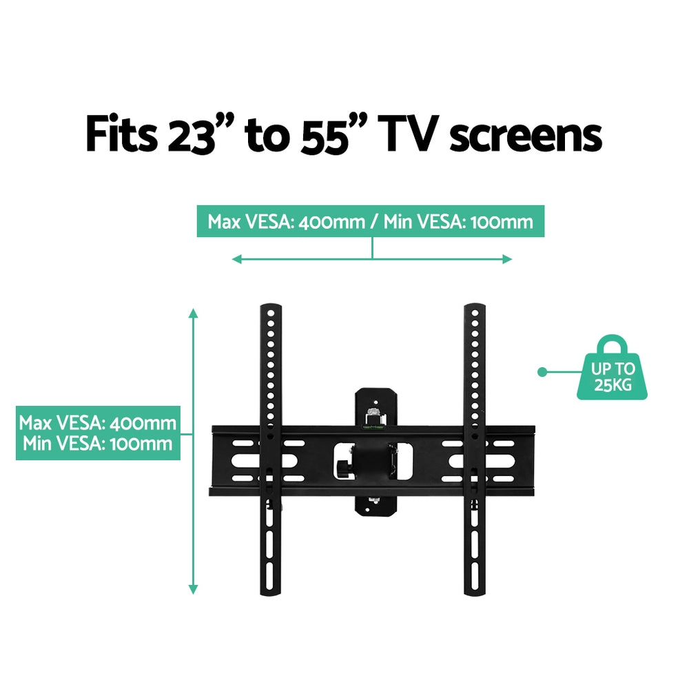 Artiss TV Wall Mount Bracket for 23"-55" LED LCD TVs Full Motion Strong Arms - SuperSaverAU - view 4