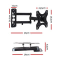 Artiss TV Wall Mount Bracket for 17"-42" TVs, Full Motion, Tilt & Swivel - SuperSaverAU - view 2