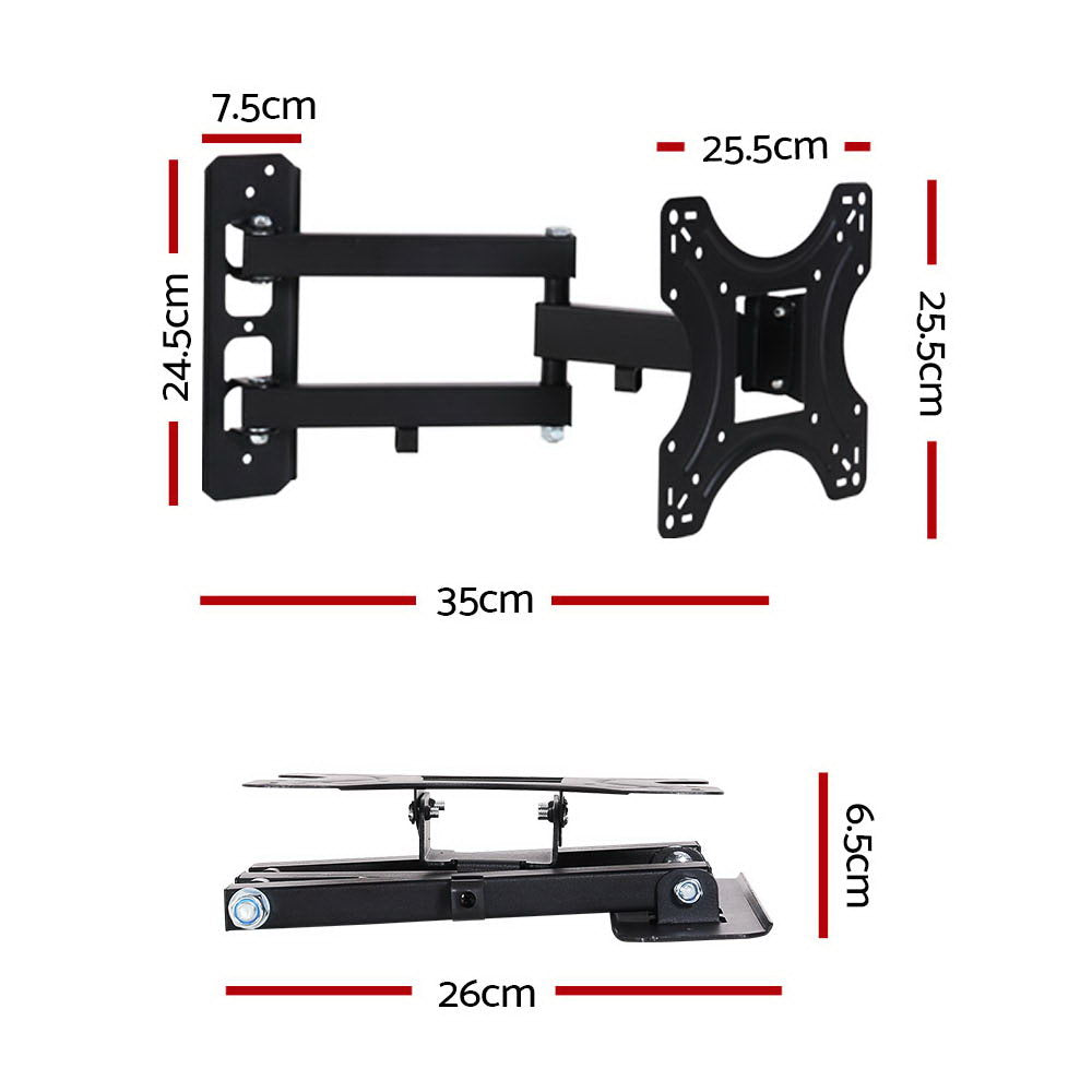 Artiss TV Wall Mount Bracket for 17"-42" TVs, Full Motion, Tilt & Swivel - SuperSaverAU - view 2