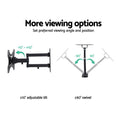 Artiss TV Wall Mount Bracket for 17"-42" TVs, Full Motion, Tilt & Swivel - SuperSaverAU - view 4