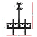 Artiss TV Wall Mount Bracket for 32"-75" LED LCD TVs Full Motion Ceiling Mounted - SuperSaverAU - view 2