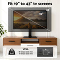 Artiss Universal Tabletop TV Stand Bracket for 19 to 43 Inch TVs Swivel