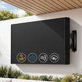 Artiss Waterproof Outdoor TV Cover for 55-58 Inch TVs - Black