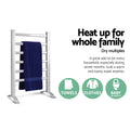 Devanti 6 Rung Electric Heated Towel Rail - Portable, Anti-Corrosion, 40-50°C - SuperSaverAU - view 5