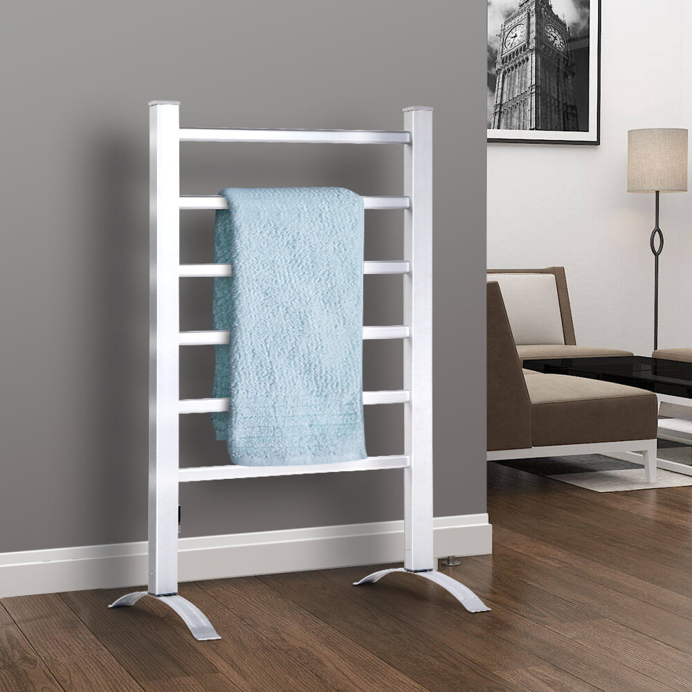 Devanti 6 Rung Electric Heated Towel Rail - Portable, Anti-Corrosion, 40-50°C - SuperSaverAU - view 8