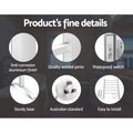 Devanti Heated Towel Rail Rack 6 Bars, 40-50C, Timer, Portable, Easy Install - SuperSaverAU - view 5