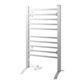 Devanti Heated Towel Rail 10 Rungs Freestanding 53cm x 35cm x 97.5cm, 40C-50C - SuperSaverAU - view 1