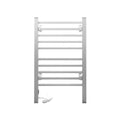 Devanti Heated Towel Rail 10 Rungs Freestanding 53cm x 35cm x 97.5cm, 40C-50C - SuperSaverAU - view 3