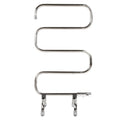 Devanti 5 Rung Electric Heated Towel Rail - Freestanding, 40-50°C, Stainless Steel - SuperSaverAU - view 2