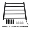 Devanti Heated Towel Rail Rack 5 Bars Wall Mounted, 40-50°C, Energy-Efficient - SuperSaverAU - view 5