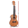 Alpha 23" Concert Ukulele Mahogany Body with Carry Bag - SuperSaverAU - view 2