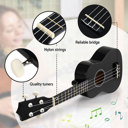 Alpha 21-Inch Basswood Ukulele for Beginners