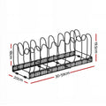 Artiss Expandable Pots and Pans Organizer Rack - Black