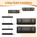 Artiss 2 Tier Under Sink Organiser Pull Out Drawer with Removable Baskets