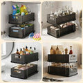 Artiss 2 Tier Under Sink Organiser Pull Out Drawer with Removable Baskets