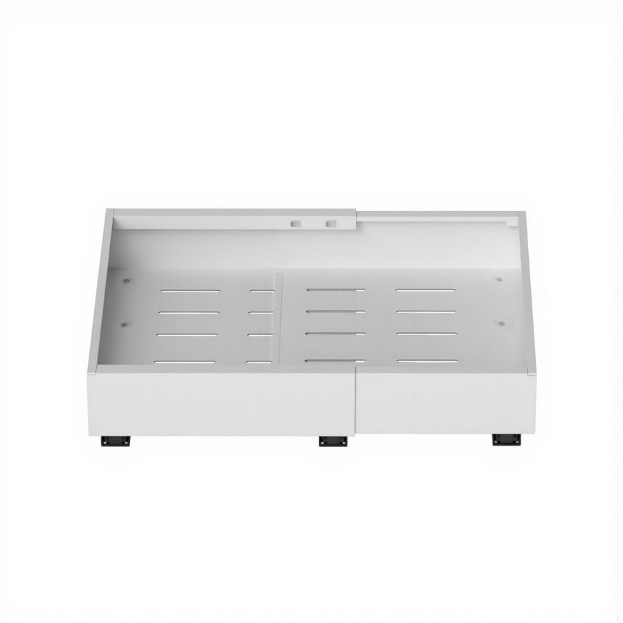 Artiss Expandable Pull Out Cabinet Drawers 2 Pack - White