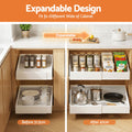 Artiss Expandable Pull Out Cabinet Drawers 2 Pack - White