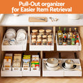 Artiss Expandable Pull Out Cabinet Drawers 2 Pack - White