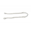 Premium Beaded Rope Curtain Tiebacks – Oyster 2 Pack, Crystal-Look Beads 86cm