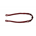 Premium Beaded Rope Curtain Tiebacks – Burgundy 2 Pack, 86cm