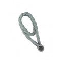 Magnetic Weaved Rope Tieback Grey 750mm - Stylish Curtain Holder Made in Italy - SuperSaverAU - view 1