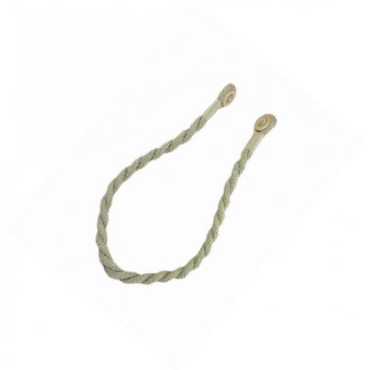 Magnetic weaved rope tieback Linen