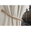 Magnetic Weaved Rope Tieback, 750mm, Stylish Curtain Holder, Made in Italy - SuperSaverAU - view 3