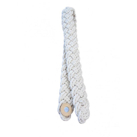 Ecru White Rustique Magnetic Curtain Tieback - 1 Pair - SuperSaverAU - view 2